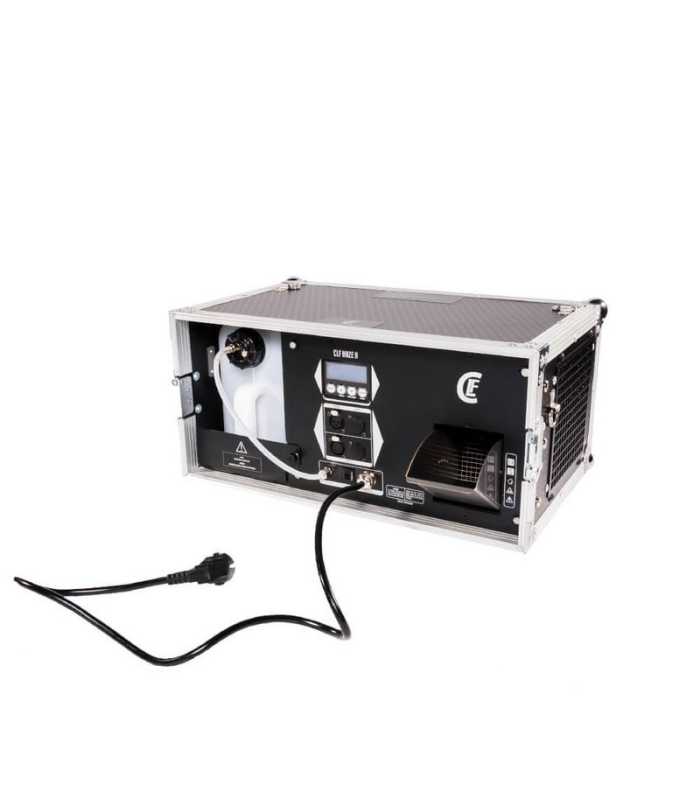 Machine à brouillard intégrée dans un flightcase CLF Lighting HAZE II