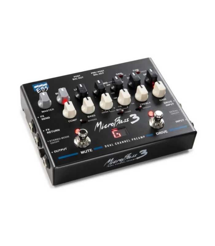 Preamp profesional para bajo EBS MicroBass 3