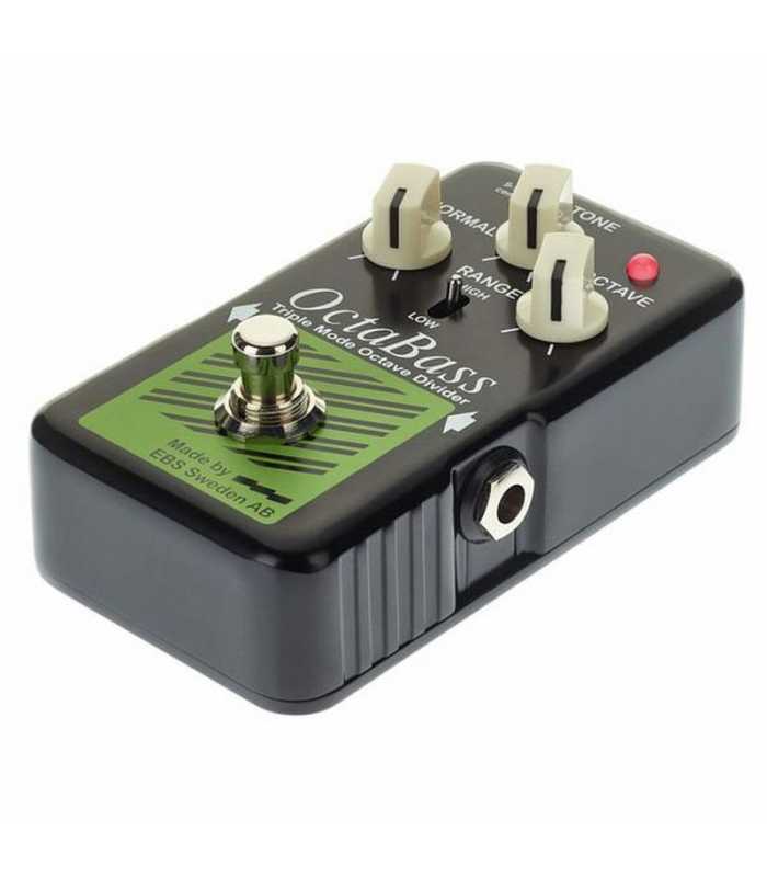 Pedal de efecto octavador para bajo EBS OctaBass Blue Label