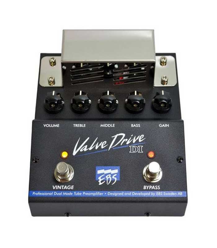 Pedal de preamplificador/overdrive a válvulas EBS ValveDrive DI