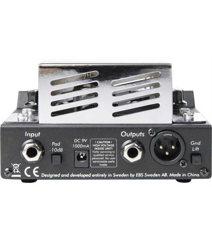 Pédale de préampli/overdrive à tube EBS ValveDrive DI