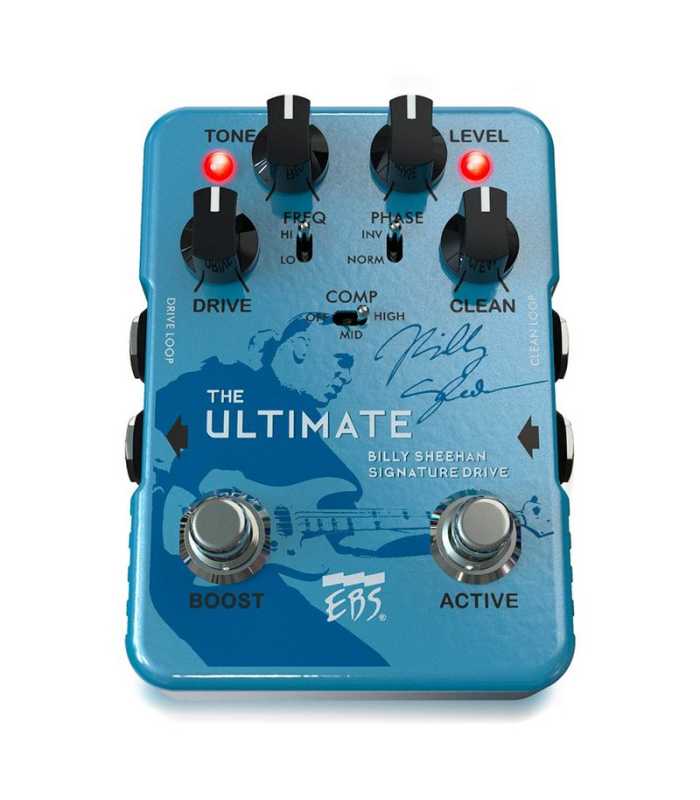 Pedal de Impulso Boost Drive EBS Billy Sheehan Ultimate Signature Drive