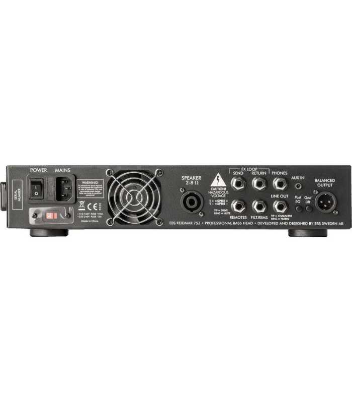 Amplificador para bajos EBS Reidmar 752