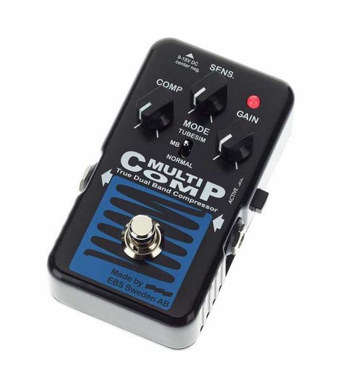 Pedal de compresión analógica EBS MultiComp Blue Label