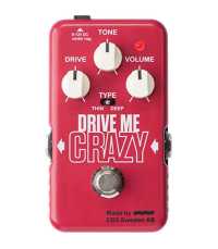 Pédale de distorsion analogique à gain élevé EBS Drive Me Crazy Blue Label