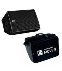 Enceinte amplifiée 8 pouces polyvalente sur batterie avec sac de transport HK Audio  Premium PRO MOVE 8