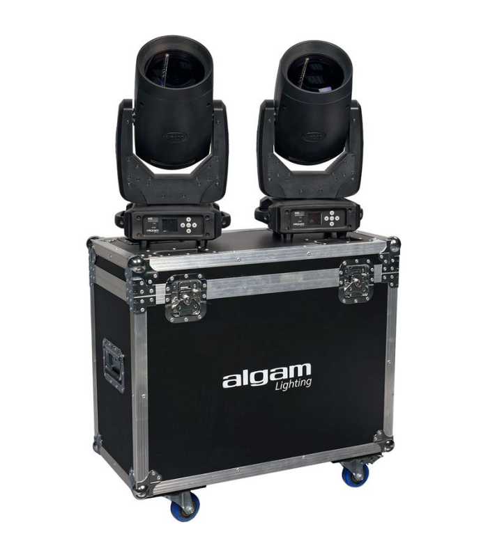Pack de 2 Cabezas Móviles Beam - Flight case Algam Lighting MB-100