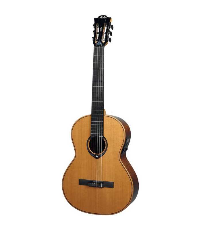 Guitare électro classique pour gauchers LÃG HYVIBE 15 CLHV15E