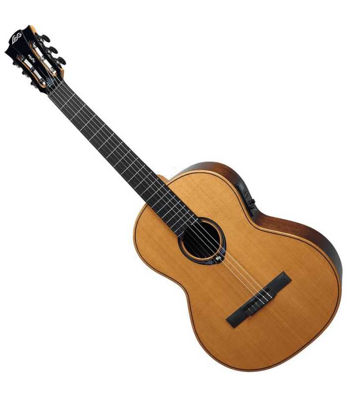 Guitare électro classique pour gauchers LÃG HYVIBE 15 CLHV15E