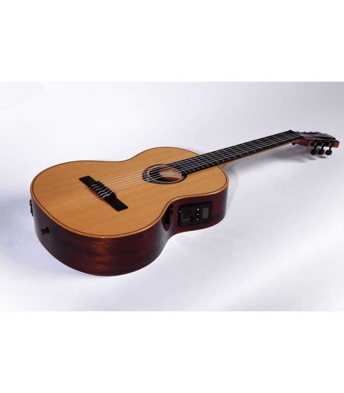 Guitare électro classique pour gauchers LÃG HYVIBE 15 CLHV15E