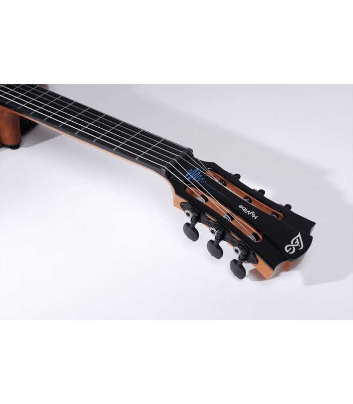 Guitare électro classique pour gauchers LÃG HYVIBE 15 CLHV15E
