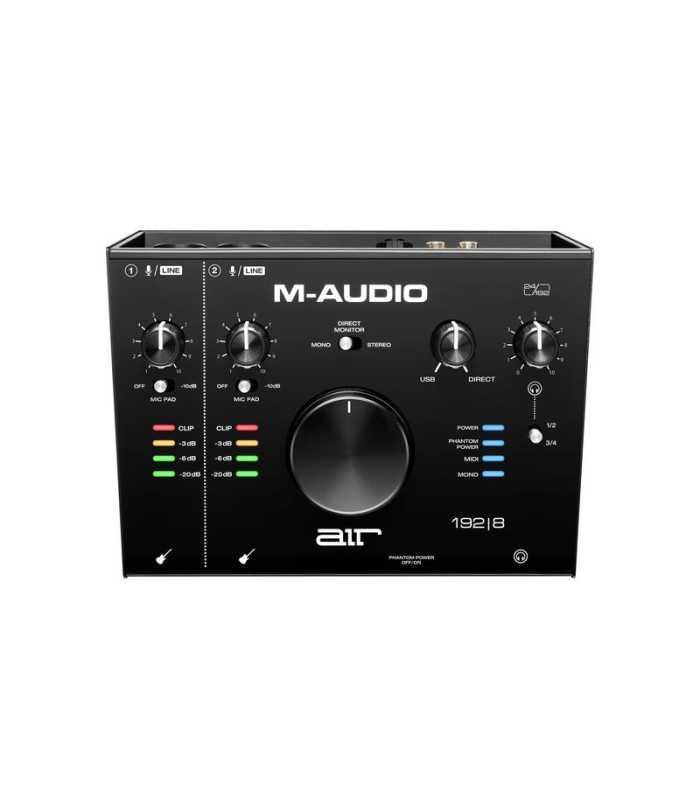 Interface de audio MIDI 2 entradas/4 salidas M-Audio AIR 192|8