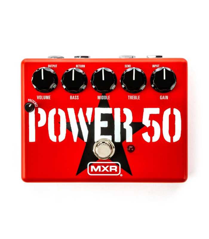 Pedal de Overdrive exclusivo de Tom Morello para guitarra, MXR Power 50 Tom Morello
