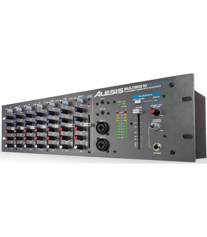 Mesa de mezclas rackable de 10 canales con Bluetooth inalámbrico Alesis MultiMix 10 Wireless