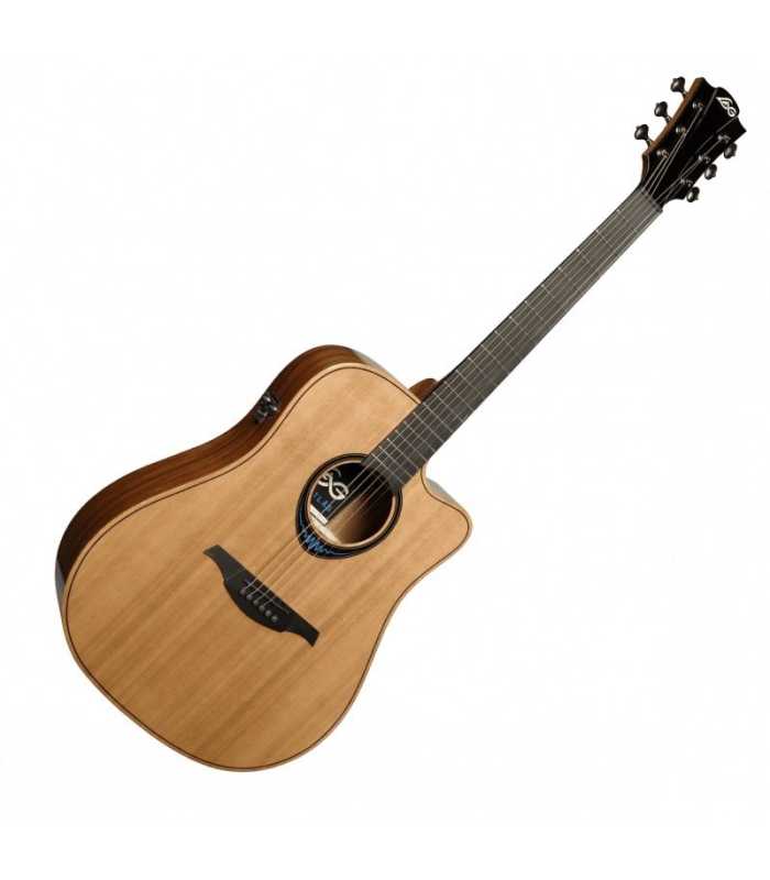 Guitare électro acoustique Dreadnought Smart Guitar LÂG TBW2DCE