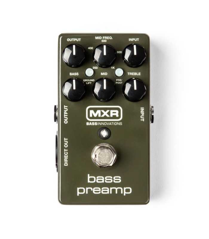 Pedal de preamplificador para bajo MXR M81