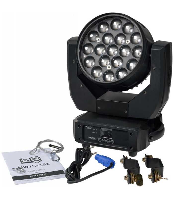 Cabeza Móvil Wash LED Algam Lighting MW19x15Z