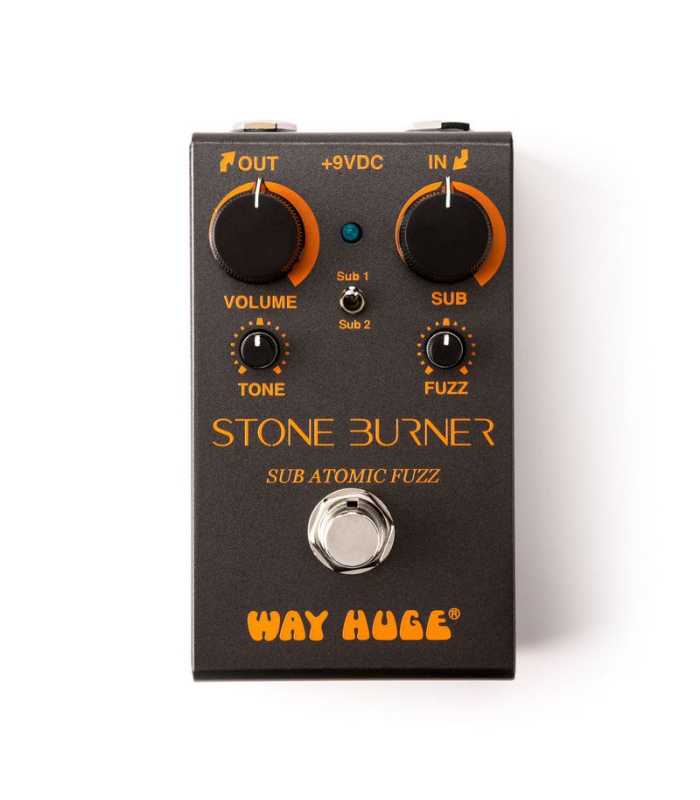 Pedal de Fuzz MXR Way Huge® Smalls™ Stone Burner™ Sub Atomic Fuzz