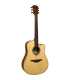 Guitare électro acoustique Dreadnought LÂG Tramontane 318 DCE