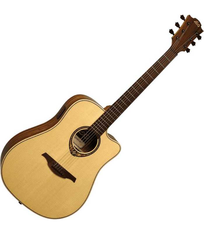 Guitare électro acoustique Dreadnought LÂG Tramontane 318 DCE