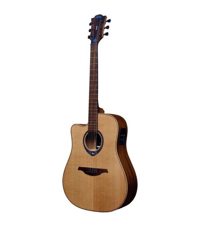 Guitare électro-acoustique Dreadnought pour gauchers LÂG TLHV15DCE