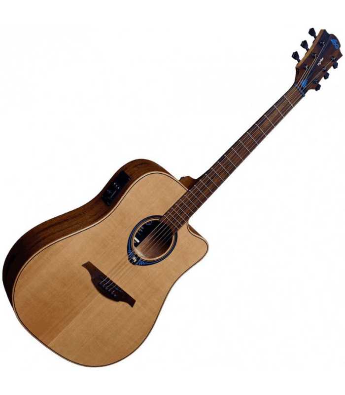Guitarra electroacústica Auditorium Lâg Tramontane Hyvibe THV10ACE-LB