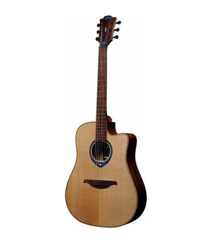 Guitarra electroacústica Dreadnought Lâg Tramontane Hyvibe THV10DCE-LB