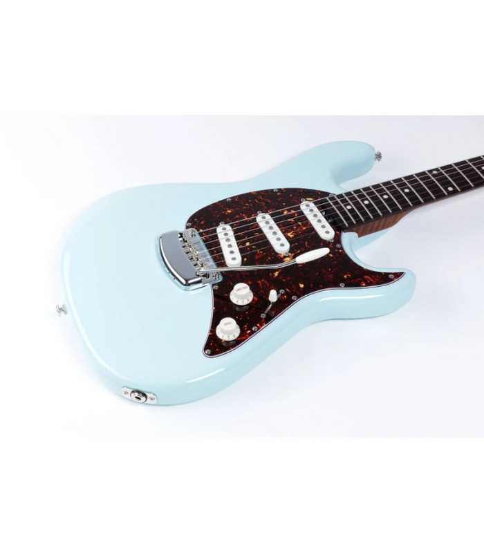 Guitare électrique Music Man Cutlass SSS TREM - Powder Blue
