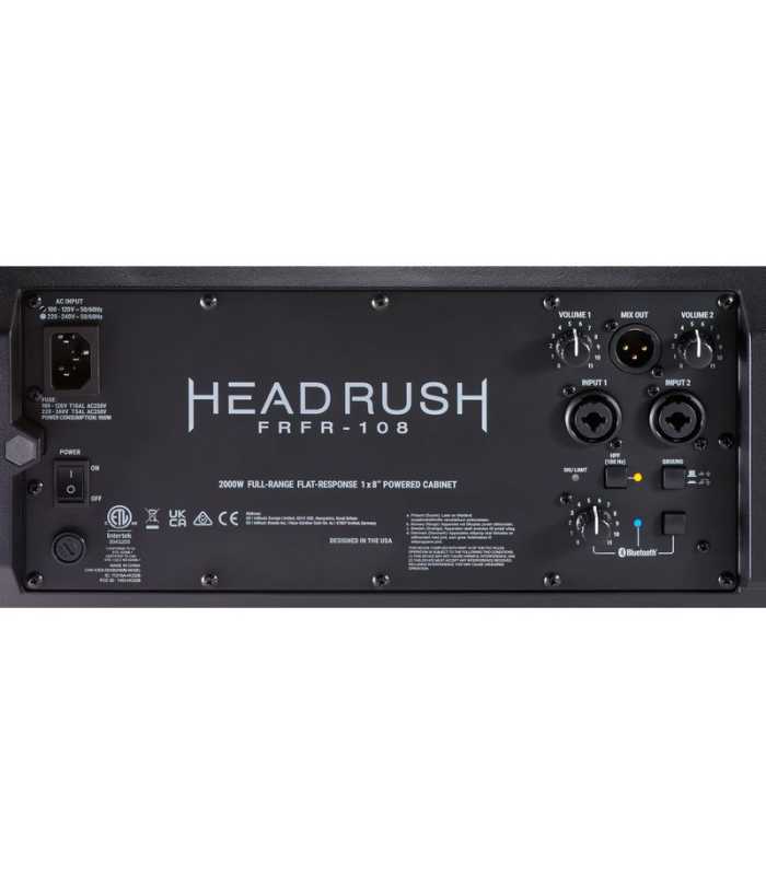 Retour de scène pour guitariste et bassiste HeadRush FRFR-108 MKII