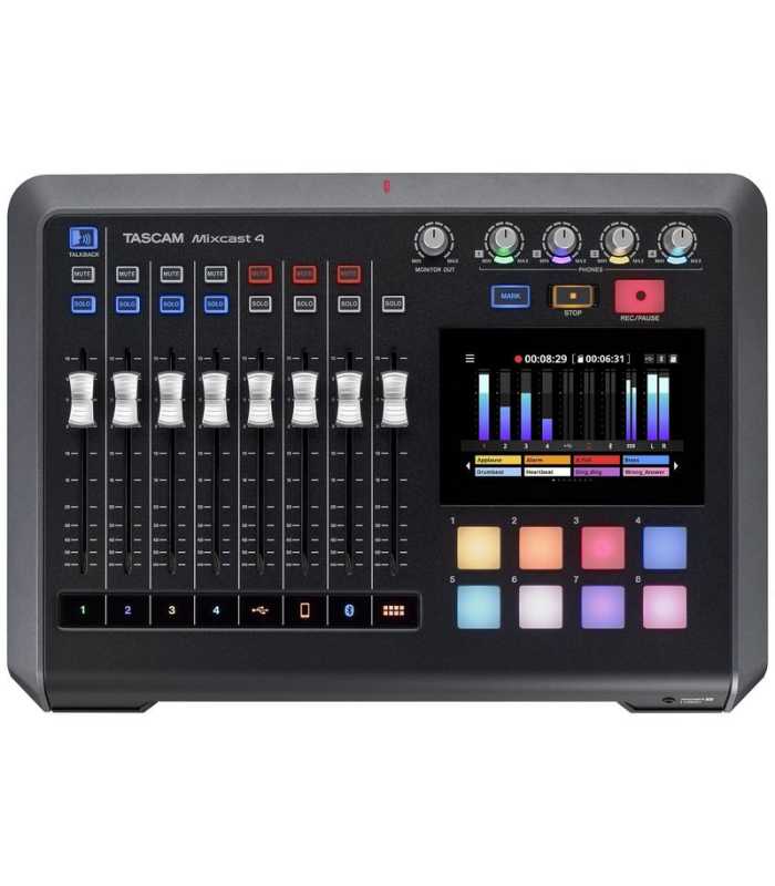 Station de création de contenu Tascam Mixcast 4