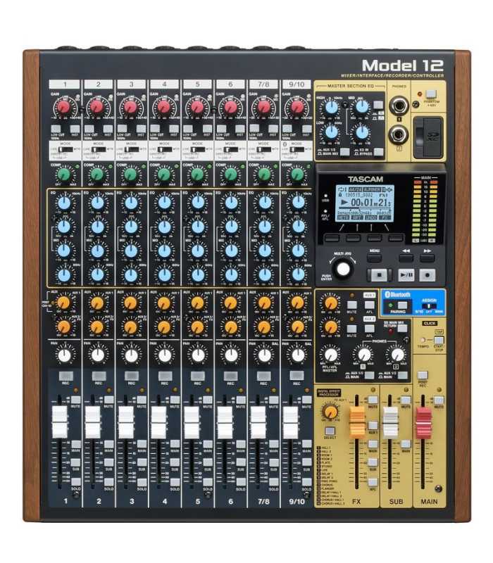 Mélangeur / Interface / Enregistreur / Contrôleur Tascam Model 12