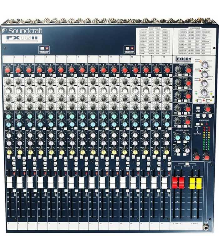 Consola de mezcla analógica Soundcraft FX16II