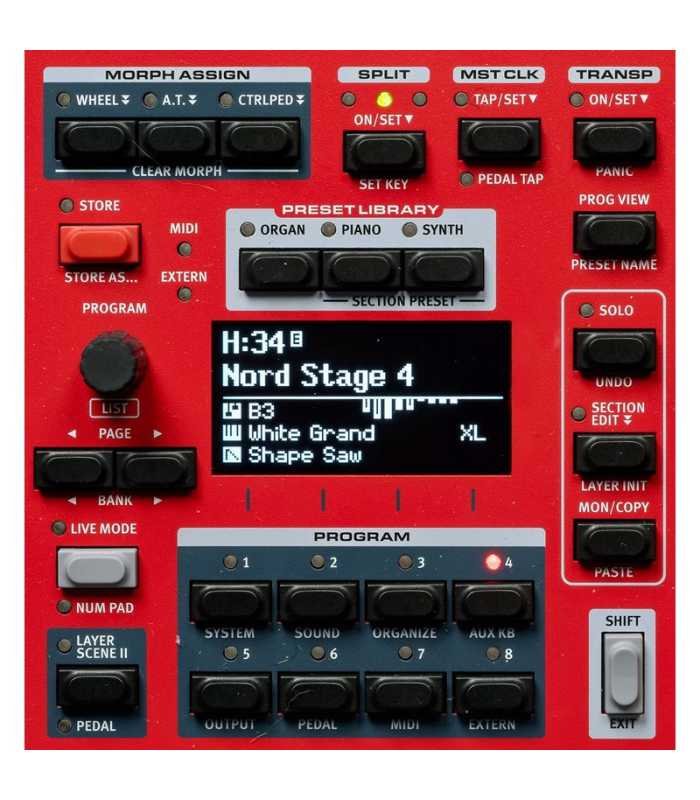 Clavier de scène 88 notes toucher lourd Clavia Nord Stage 4 - 88