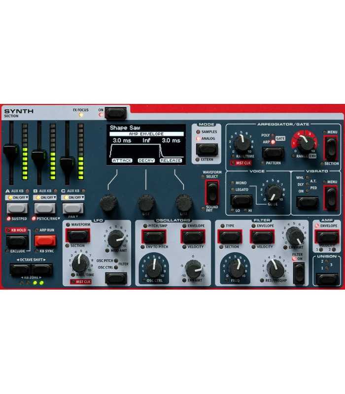 Teclado de escenario de 88 teclas con acción pesada Clavia Nord Stage 4 - 88