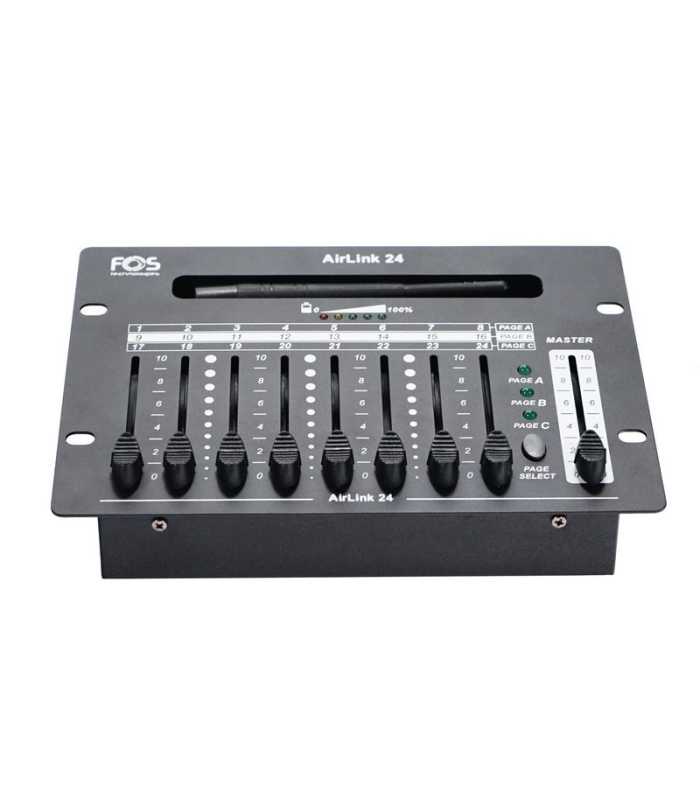 Pupitre émetteur/fader DMX FOS AirLink 24