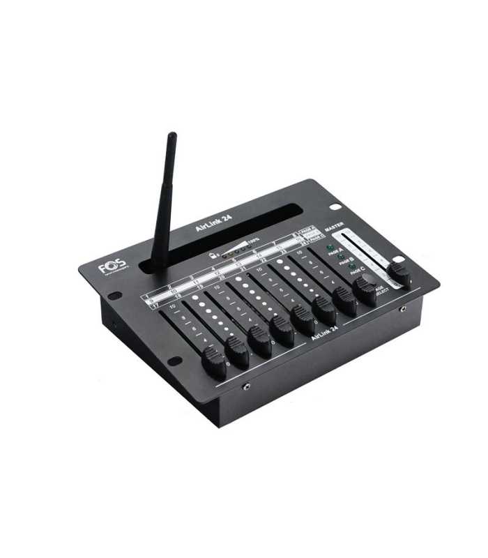 Pupitre émetteur/fader DMX FOS AirLink 24