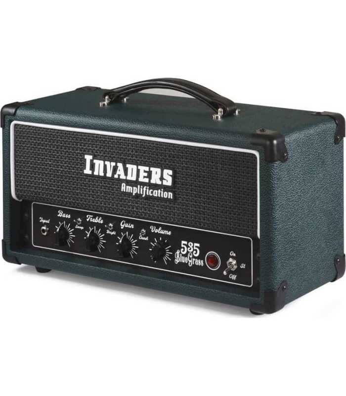 Cabezal de amplificador de guitarra Invaders 535 BlueGrass Green Bronco
