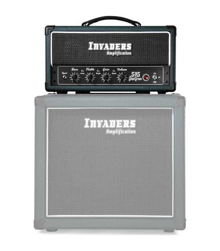 Cabezal de amplificador de guitarra Invaders 535 BlueGrass Green Bronco
