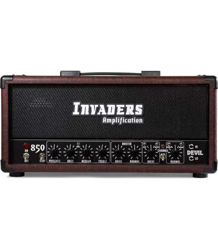 Tête d'ampli guitare Invaders Devil Dual Masters Red Wine