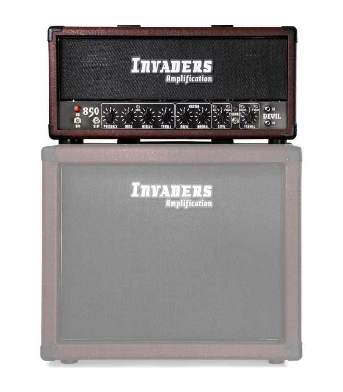 Tête d'ampli guitare Invaders Devil Dual Masters Red Wine