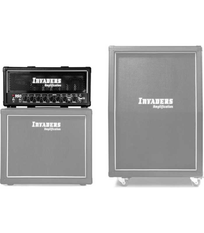 Tête d'ampli guitare Invaders 950 Bad'As Black Taurus