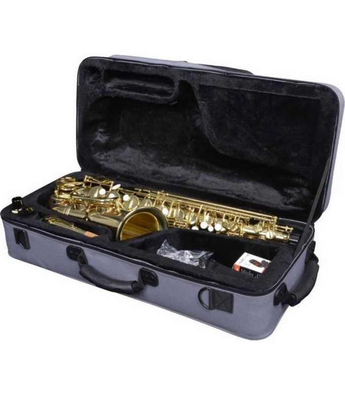 Saxofón alto en Mi bemol, kit estudiantil Grassi AS20SK