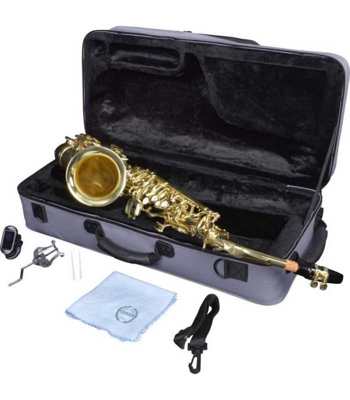 Saxofón alto en Mi bemol, kit estudiantil Grassi AS20SK