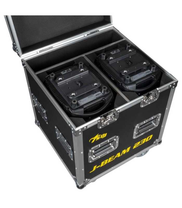 Pack 2 lyres Beam et Flightcase SDJ JBEAM230KIT