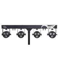 Kit de  4 projecteurs sur pied  SDJ Led KIT 3C