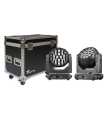 Pack 2 lyres Wash/Beam et Flightcase Sagitter Archer W8 - KIT