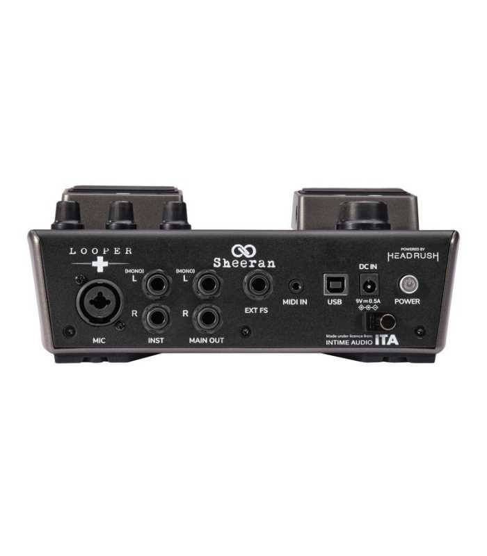 Pedal de bucle de doble pista Sheeran Looper +