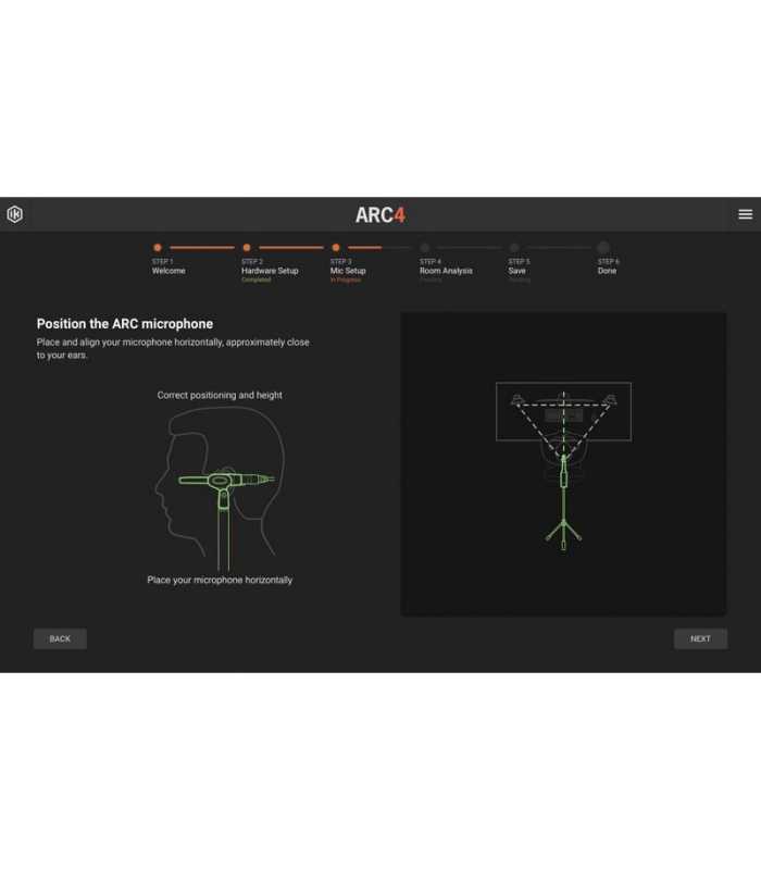 Sistema de corrección acústica de sala Ik Multimedia Arc Studio