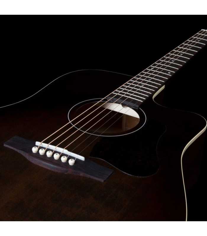 Guitarra electroacústica Art & Lutherie Americana Bourbon Burst CW Presys II