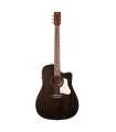 Guitare électro acoustique Art & Lutherie Americana Faded Black CW Presys II